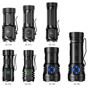 Outdoor Five Eye Flashlight High Power Ultra Bright F50 Mini Portable Led Super Bright Flashlight