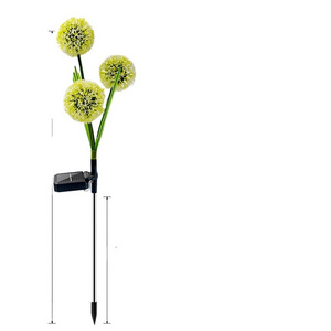 New Solar Dandelion Lamp Outdoor Garden Lawn Solar Lamp Simulated Flower Courtyard Solar Lights