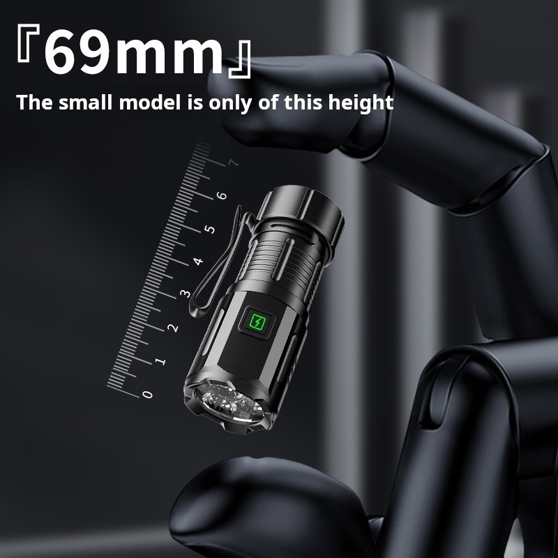 Outdoor Strong Light Flashlight Long Range High-Power F51 Mini Portable Small Led Flashlight