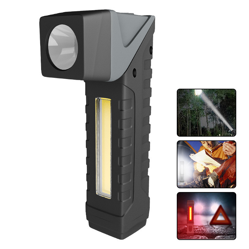 Pen Clip Rotatable Tail Strong Flashlight Work Light With Magnet Powerful Rechargeable Flashlights