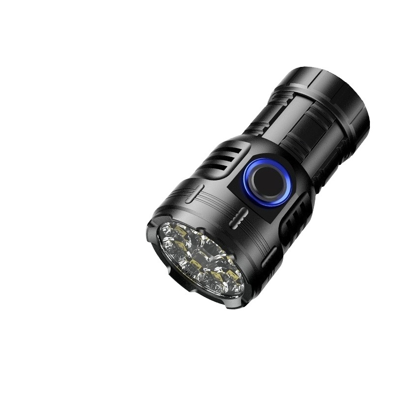 Multi Functional Mini Long Range Flashlight Lighting Rechargeable Flashlight Small Steel Cannon