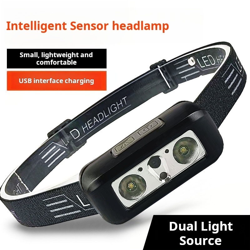 Headlight Strong Light Ultra Bright Head Mounted Lighting Touch Light Led Flashlight Torch