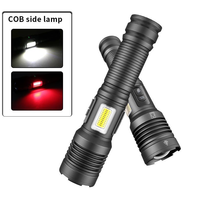 Mr. Bright Rechargeable Led Flashlight Long Range Lamp Xhp50 P70 Security Tactical Flashlight