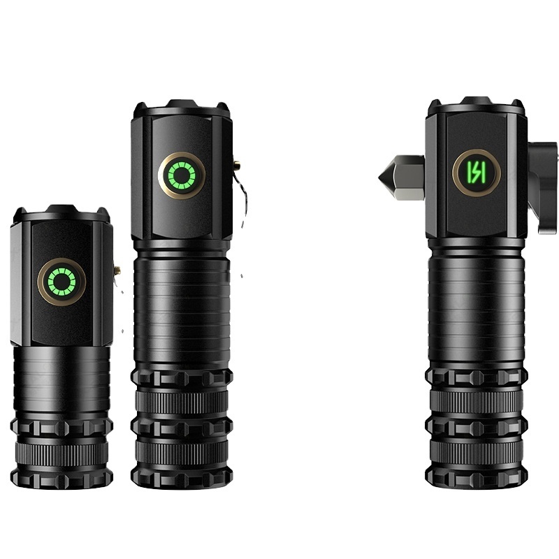 Outdoor Alloy Flashlight Strong Light Flashlight High Power Led Torch Super Bright Light