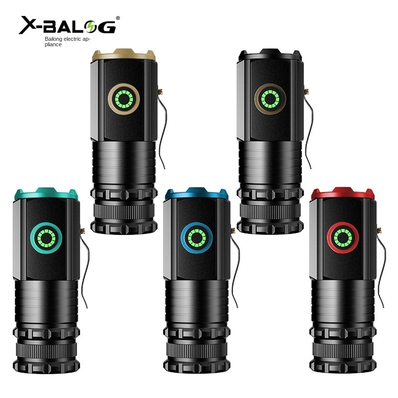 Outdoor Alloy Flashlight Strong Light Flashlight High Power Led Torch Super Bright Light