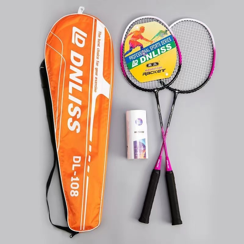 wholesale New style different colors customized logo high quality full carbon graphite badminton racket racquet