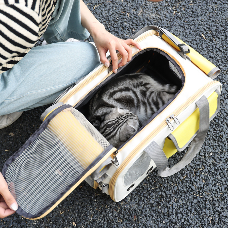 Pet Travel Carriers for Cats and Dogs Rabbits Hamster Soft Sided Portable Cats Bags Small Dog Carrier neoprene foldable pet bag