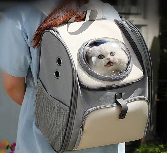 Outdoor Portable Bag Breathable Backpack Large Capacity Cat Cage  Space Capsule Cat Supplies New pet carrier backpack