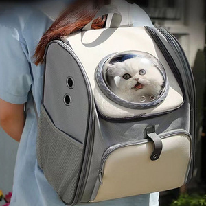 Outdoor Portable Bag Breathable Backpack Large Capacity Cat Cage  Space Capsule Cat Supplies New pet carrier backpack