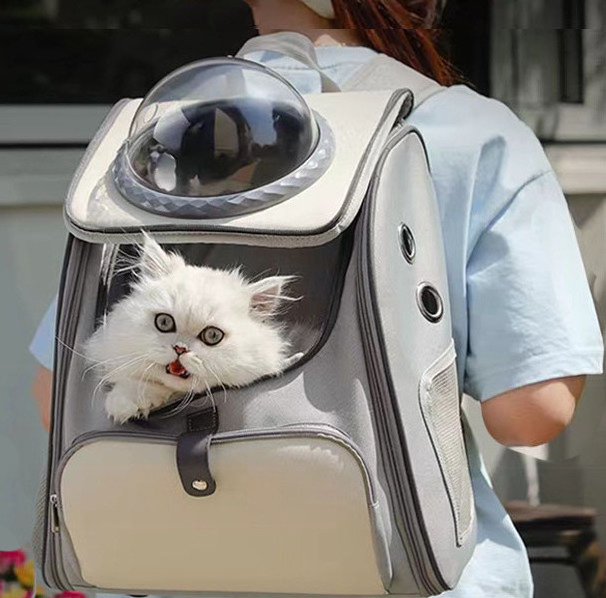 Outdoor Portable Bag Breathable Backpack Large Capacity Cat Cage  Space Capsule Cat Supplies New pet carrier backpack