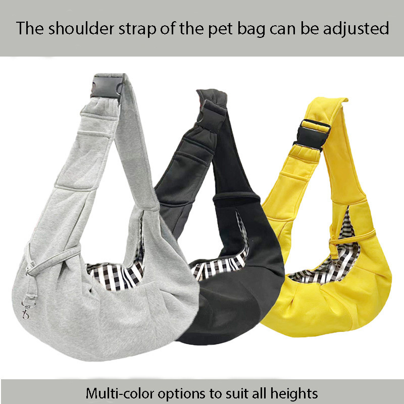 New Portable Small Dog Crossbody Outgoing Pet Bag Dog Backpack One Shoulder Large Capacity Cat Bag