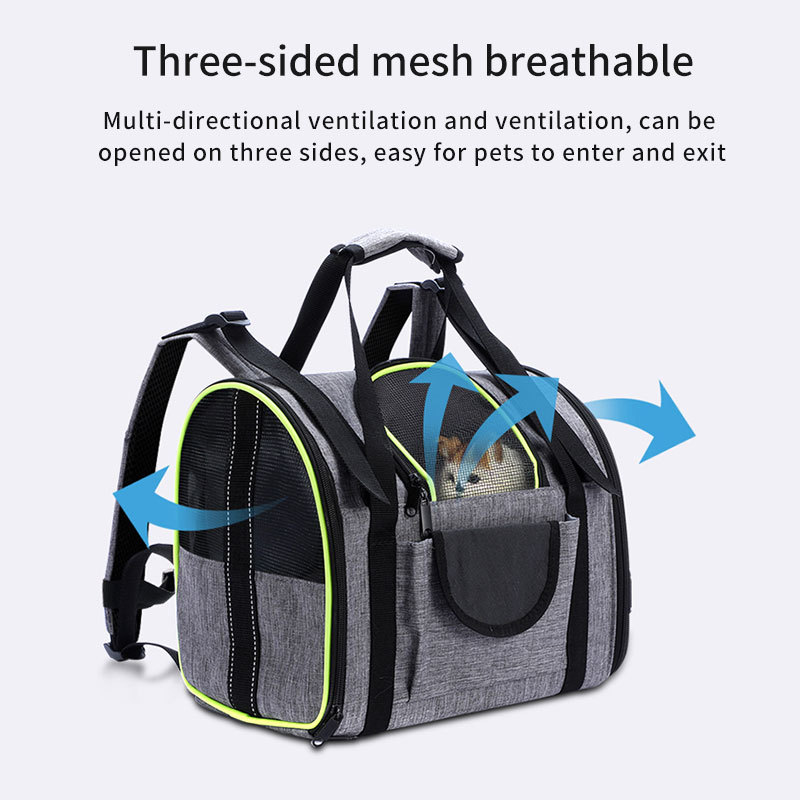 Outdoor Multipurpose 3 in 1 Travel Hiking Camping Breathable Dog Backpack Bag Carrier Puppy Kitten Pet Carrier Backpacks