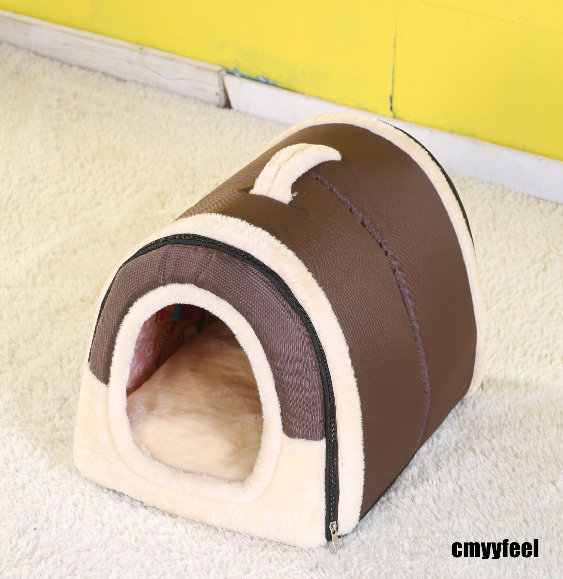 Dog kennel cat kennel foldable four seasons universal pet bed dual-use removable and washable