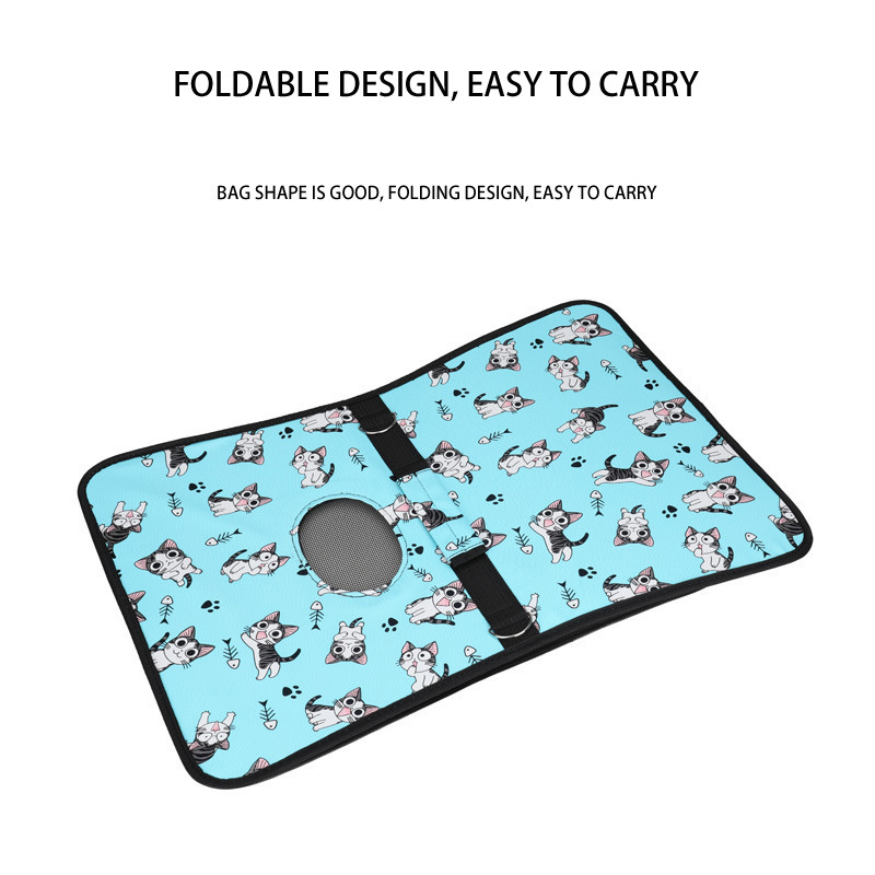 New custom wholesale cat and dog bags, folding handheld one-shoulder cartoon, large, medium, small, pet bags