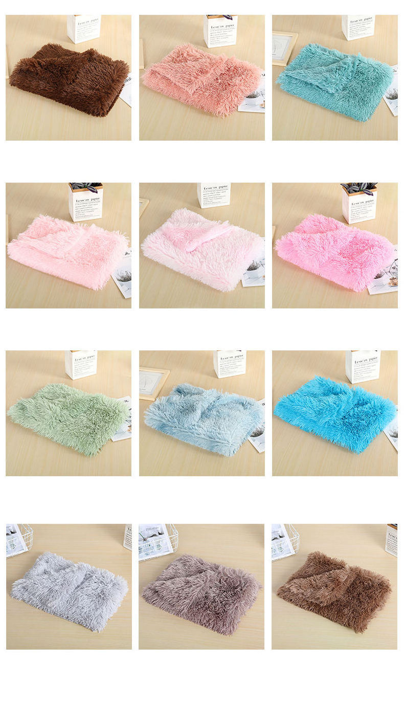 Factory Customized Batch Soft Plush Pet Dog Blanket