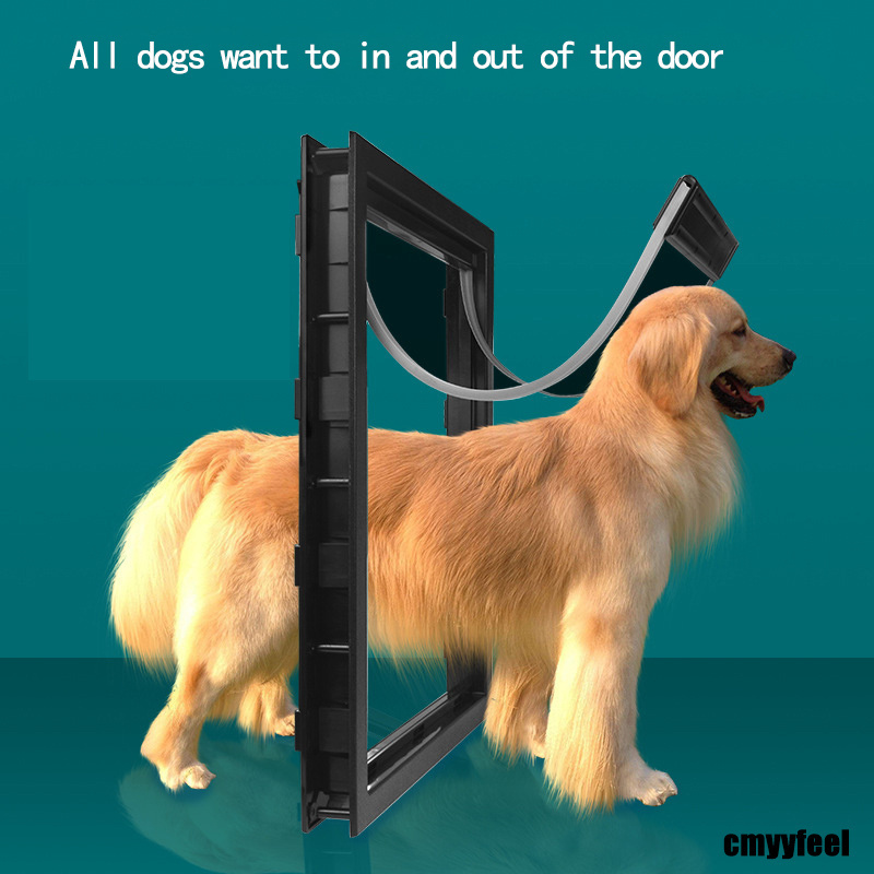 Pets come in and out at will PVC dog door cat door magnet positioning suitable