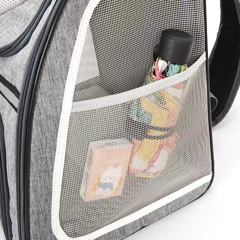 New Pet Bag Wholesale Upgrade Breathable Cat Bag Outdoor Portable Pet Backpack Folding Dog Backpack