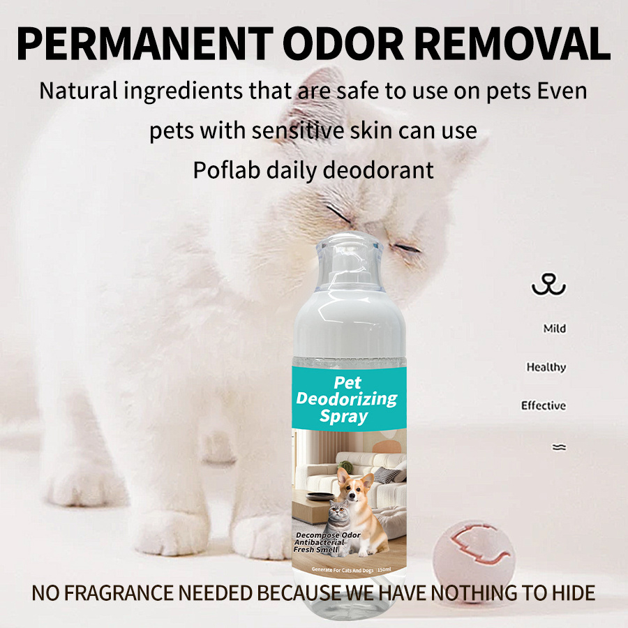 Pet deodorant Spray Deodorizer Litter Hamster Dog Cat Urine enzyme deodorizer 150ml