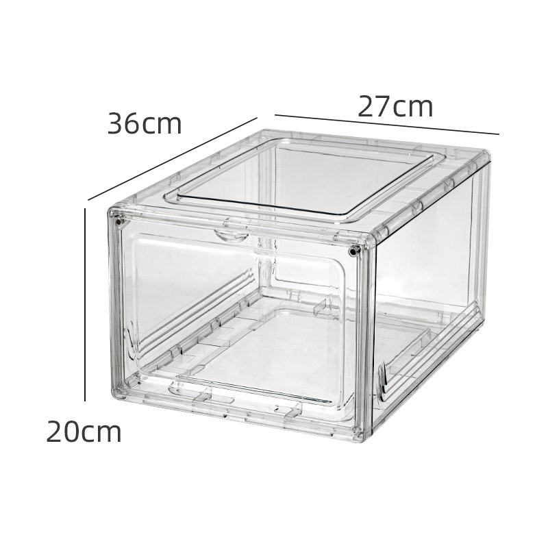 Cheap Wholesale Price Replacement Shoe Boxes Acrylic Men Supplier Wholesale Plastic Clear Storage Shoes Box