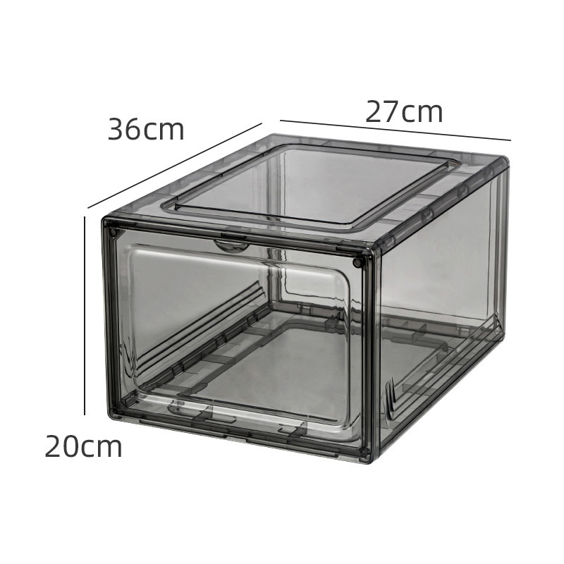 Cheap Wholesale Price Replacement Shoe Boxes Acrylic Men Supplier Wholesale Plastic Clear Storage Shoes Box