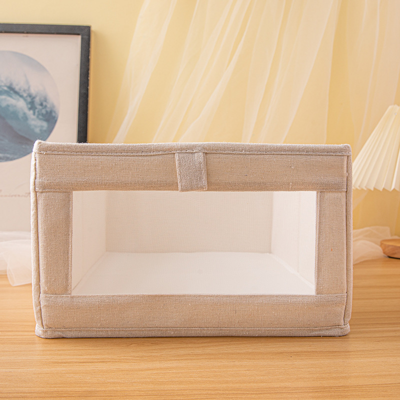 New Wholesale Collapsible Eco Non Woven Fabric Clothes Bins Cube Storage Organizer Closet Boxes