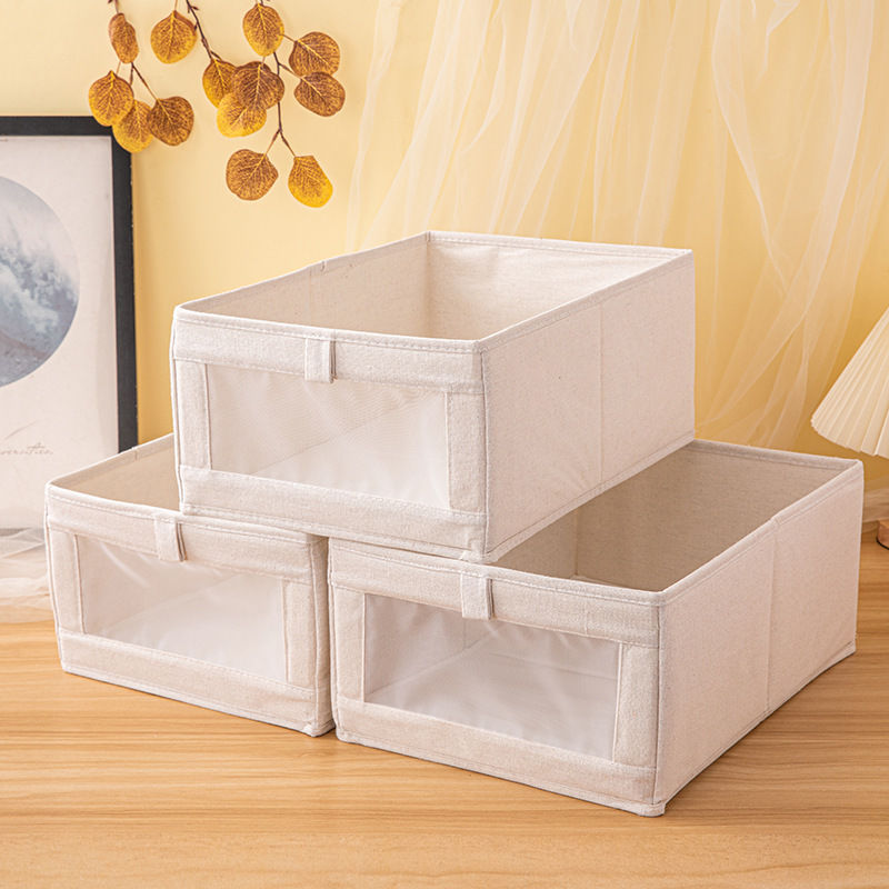 New Wholesale Collapsible Eco Non Woven Fabric Clothes Bins Cube Storage Organizer Closet Boxes