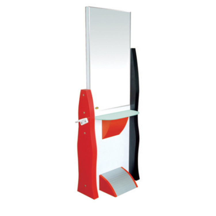 Wholesale modern hair salon mirror station barber mirror