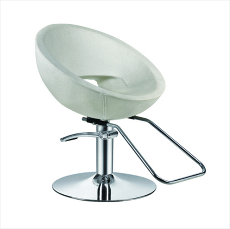 fashion   salon chair white  good  quality  hair salon chair furniture  gold salon styling chair