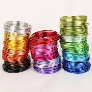 AW-34 DIY FASHION 1mm colored round aluminum wire colored aluminum craft wire