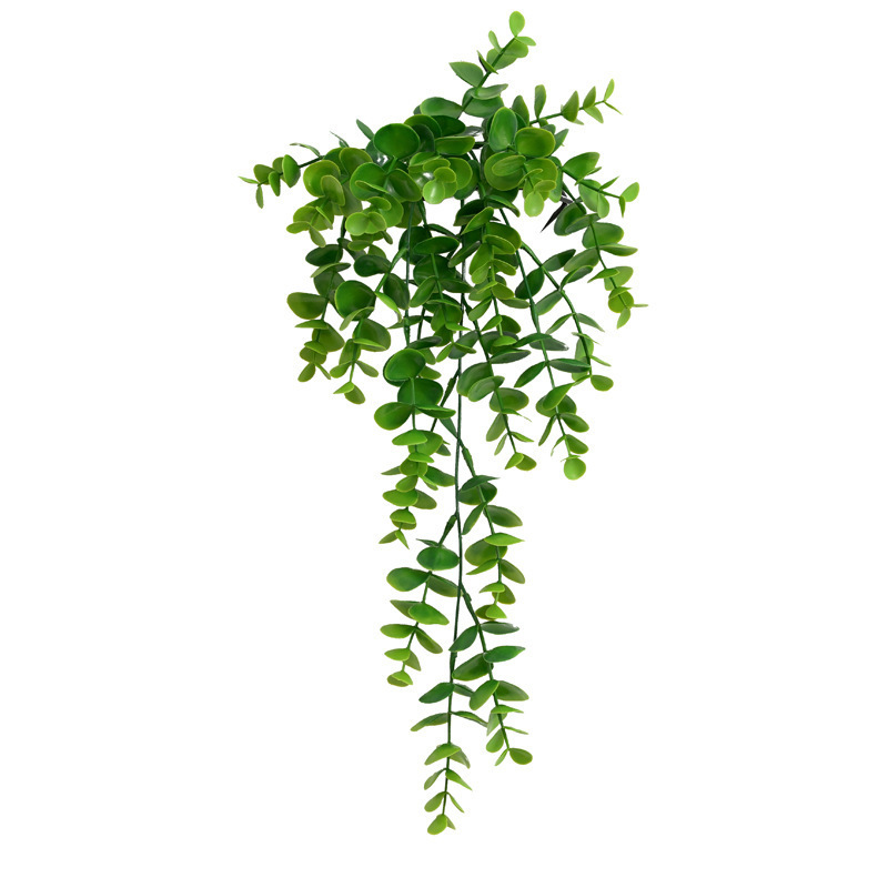 AR-349 Artificial 25 Leaf Plant Plastic Vine Wall Hanging Eucalyptus Persian Vine For Wall Ceiling