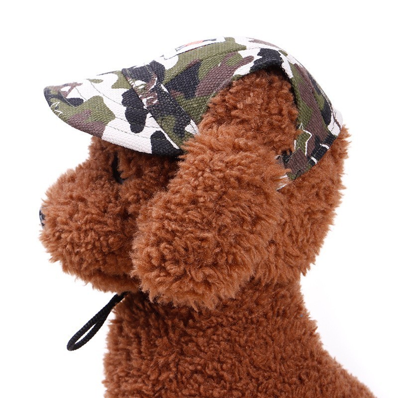 Pet Dog Caps Small Puppy Pets Summer Print Cap Dog Baseball Visor Hat Outdoor Accessories Sun Bonnet Cap  dog hat wholesale