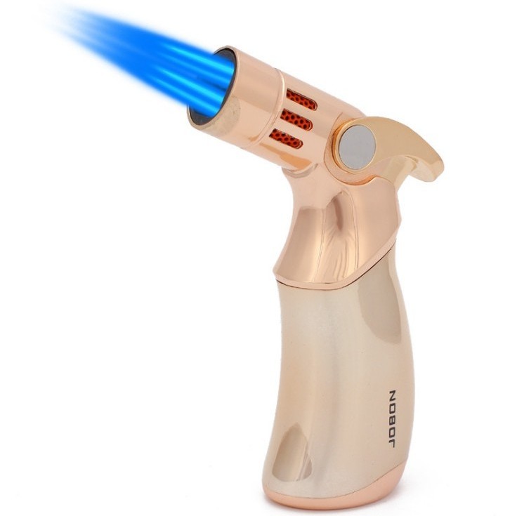 Butane Gas Refillable Luxury Gun Jet Four Flame Cigar Torch Lighter