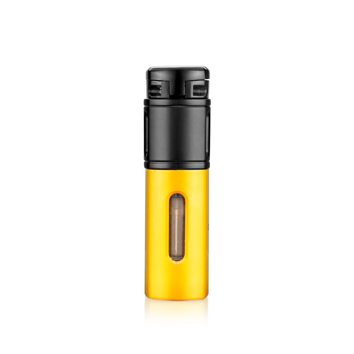 Cigar Torch Lighter 4 Torch Jet Flame Refillable with Punch Smoking Accessories Tool for Smoking Portable Gas Lighter