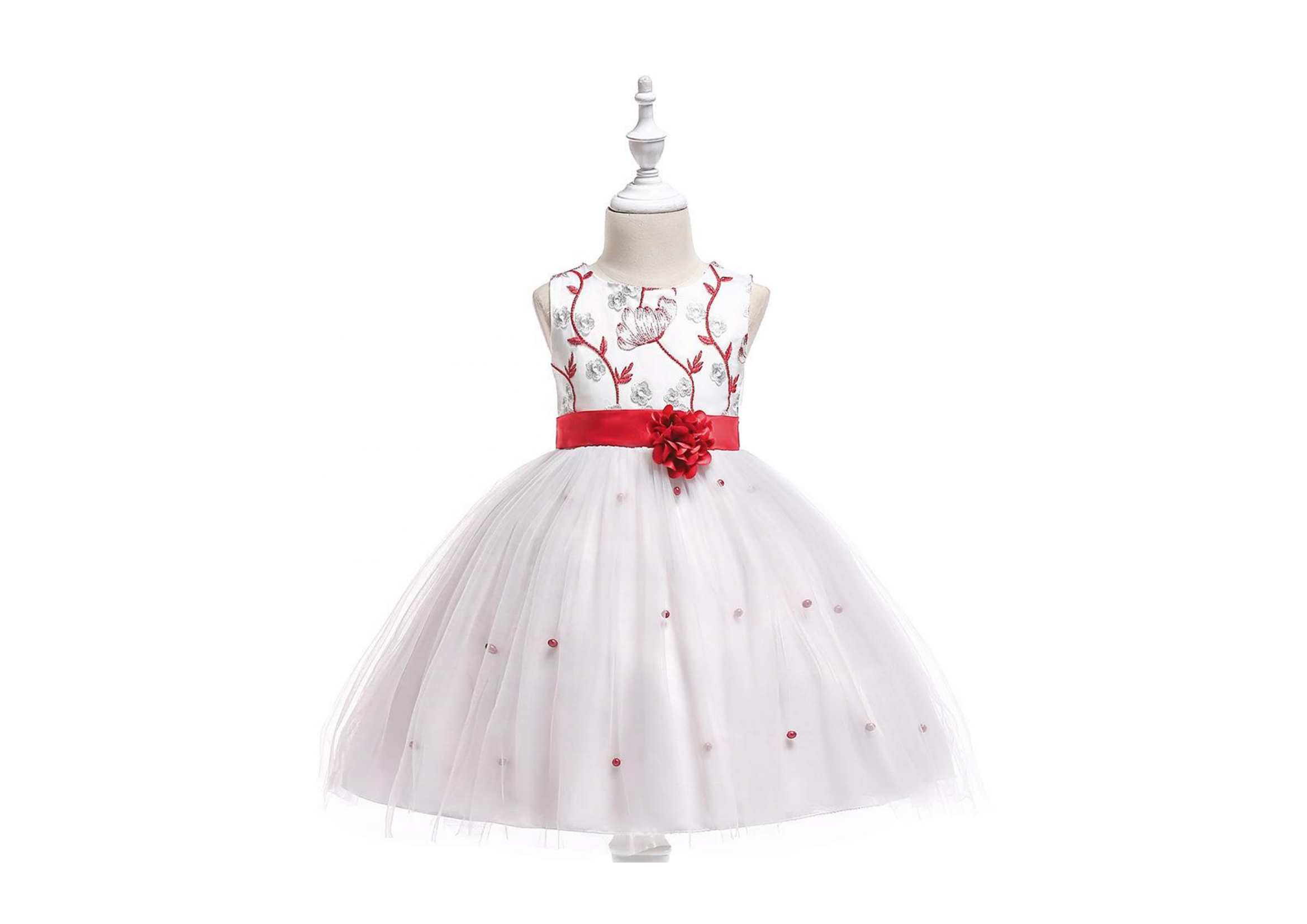 Children Clothing Little Baby Flower Costume Princess Girl Party Dresses 3 to 5 Years Summer Casual Ball Gown Guangdong Chiffon