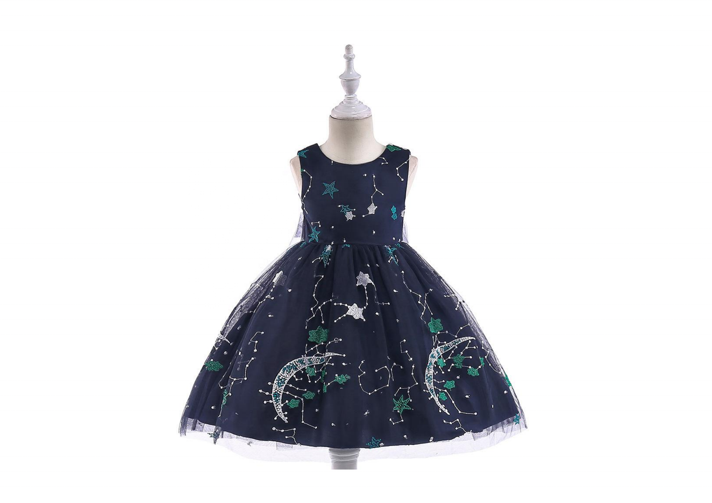 Children Clothing Little Baby Flower Costume Princess Girl Party Dresses 3 to 5 Years Summer Casual Ball Gown Guangdong Chiffon