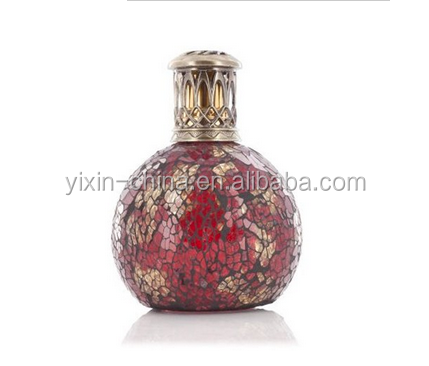 Home Decor Luxury Glass Mosaic Burwood Dragon's Eye Fragrance Oil Catalytic Lamp Essential Oil Burner