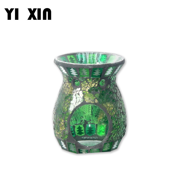 Mosaic Glass Design Aroma Lamp Oil Burner