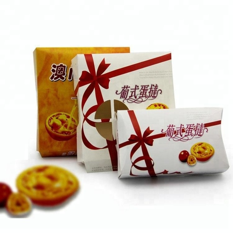 Color printing egg tart apple pie packaging box