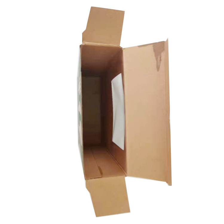 Custom printing 250g Kraft Paper box with window for tableware spoon and chopsticks