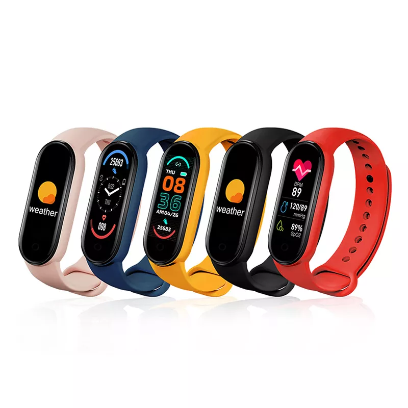 Best Selling Wearable Device Pulsera Reloj Inteligente Fitness Tracker Smartwatch Waterproof Bracelet Band M6 Smart Watch