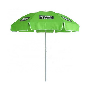 Promotional Custom UV Coating Protection Beach Umbrella Outdoor Advertising Sun Umbrella With Logo Print