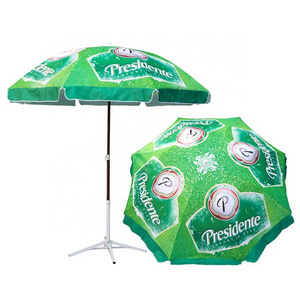 Heat Transfer Printing Large Size Beach Umbrella Outdoor Sunshade Advertising Parasol Beach Umbrella