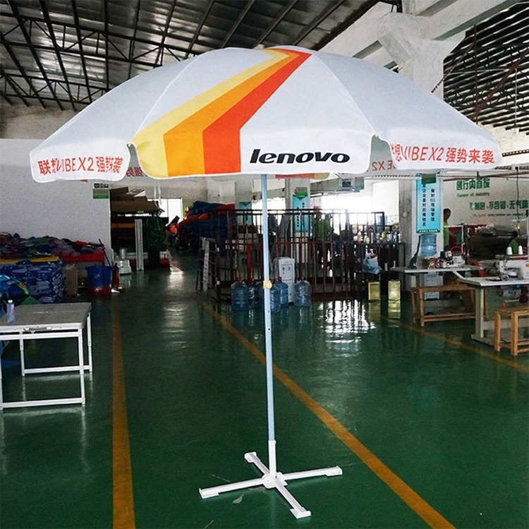 Heat Transfer Printing Large Size Beach Umbrella Outdoor Sunshade Advertising Parasol Beach Umbrella