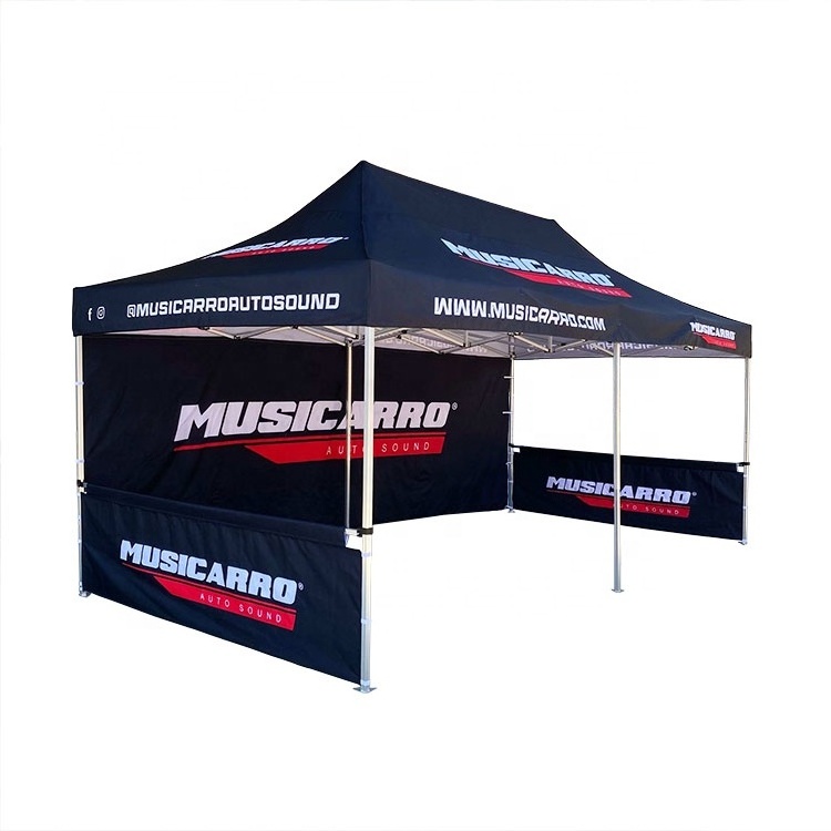 Heavy Duty 20x10 ft Canopy Gazebo Tent With Wall Outdoor Event Advertising Custom Print Aluminum Frame 10x20 3x6 Canopy Tent