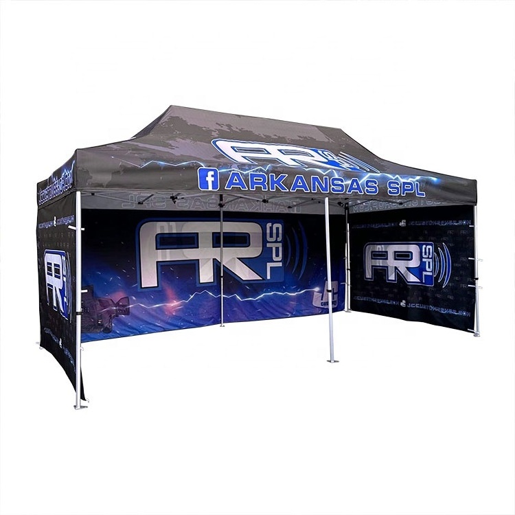 Heavy Duty 20x10 ft Canopy Gazebo Tent With Wall Outdoor Event Advertising Custom Print Aluminum Frame 10x20 3x6 Canopy Tent