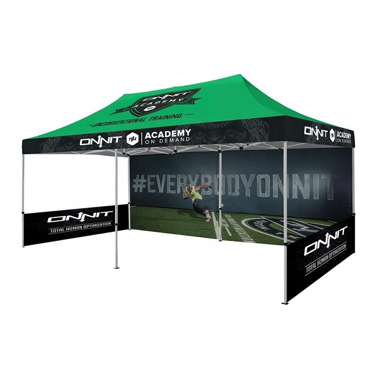 Heavy Duty 20x10 ft Canopy Gazebo Tent With Wall Outdoor Event Advertising Custom Print Aluminum Frame 10x20 3x6 Canopy Tent