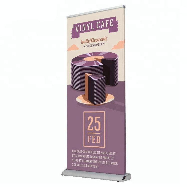 Trade Show Portable Roll Up Display Kakemono Roller Banner Custom Poster Print Outdoor Exhibition Roll Up Banner Stand