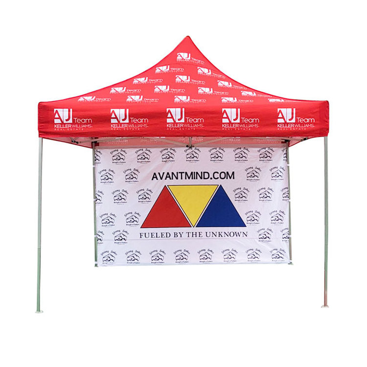 10x10 Pop Up Outdoor Shop Marketing Tent Promotion Foldable Canopy Tent Exhibition Event Advertising Tent