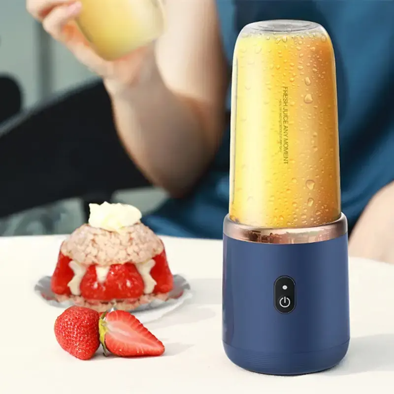 Portable Juicer Cup Extractor Smoothie Food Mixer Ice Crusher Electric Mini Juicer Machine Usb Charging Fruit Squeezer Blender