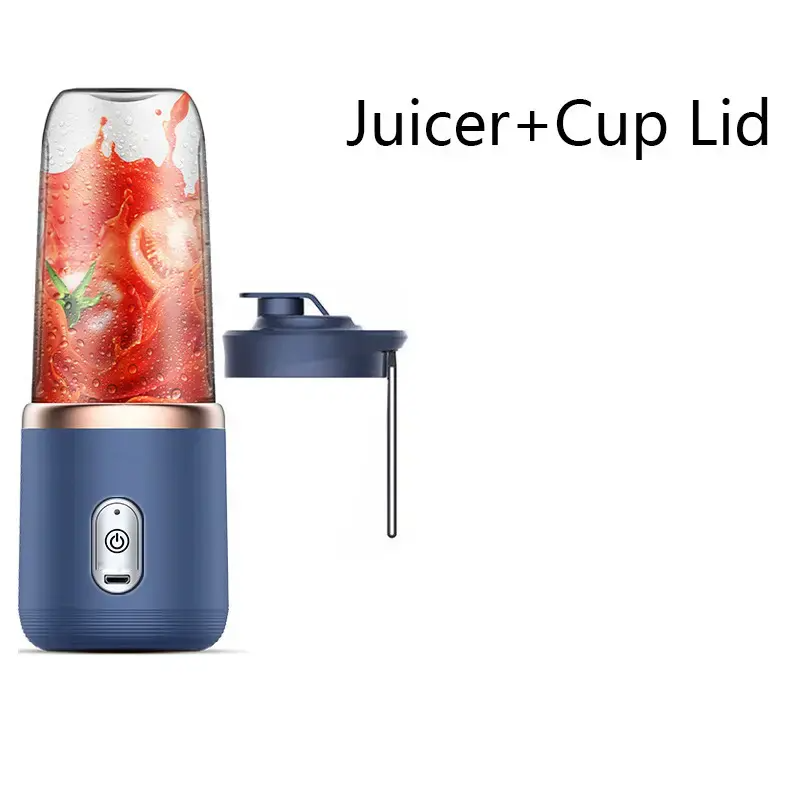 Portable Juicer Cup Extractor Smoothie Food Mixer Ice Crusher Electric Mini Juicer Machine Usb Charging Fruit Squeezer Blender